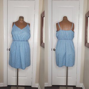 Jean Midi Dress with Pockets